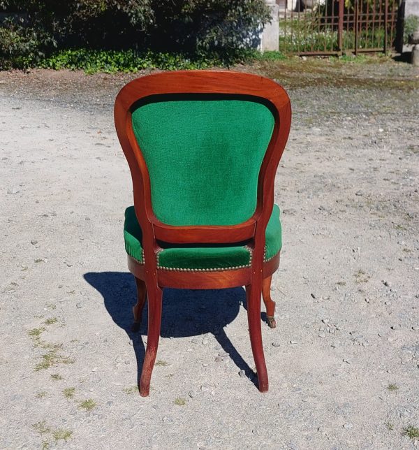 Ancienne chaise Louis XV en acajou n°10732
