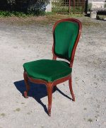 Ancienne chaise Louis XV en acajou n°10732