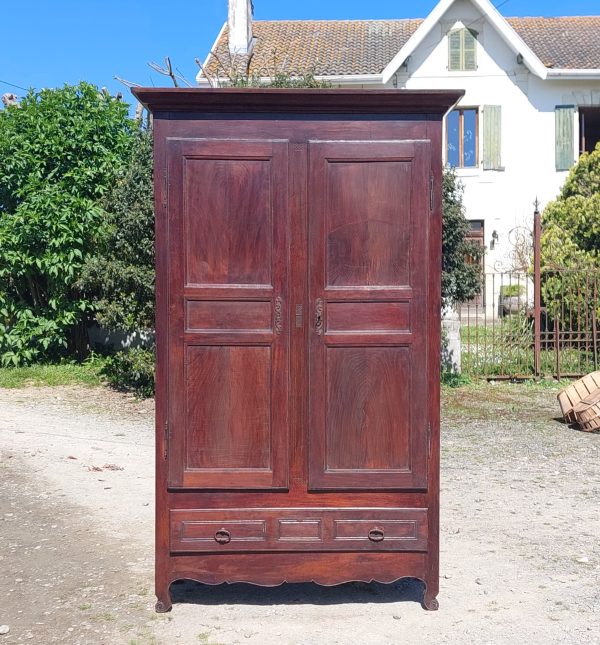 Ancienne armoire / Lingère / Louis XV en chêne n°10787