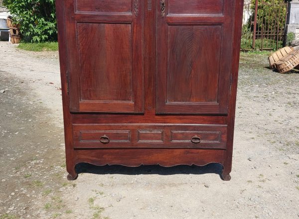 Ancienne armoire / Lingère / Louis XV en chêne n°10787