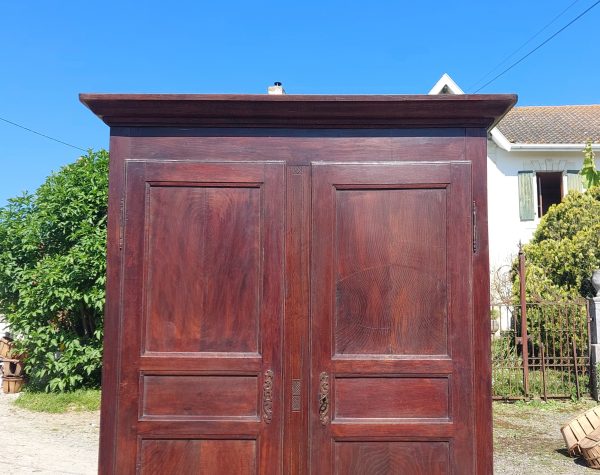 Ancienne armoire / Lingère / Louis XV en chêne n°10787