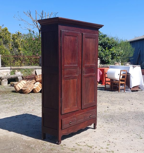 Ancienne armoire / Lingère / Louis XV en chêne n°10787