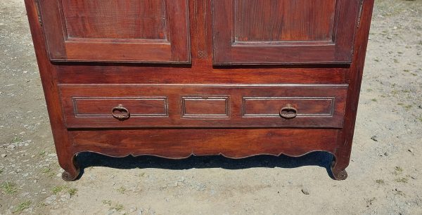 Ancienne armoire / Lingère / Louis XV en chêne n°10787