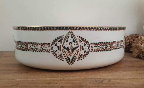 Ancien bassin de toilette en faïence / Ennege / n°10802