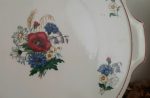 Ancien plat a tarte Sarreguemines / Agreste / Alsace / n°10819