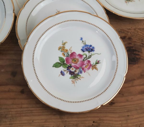 Service a gâteaux vintage en porcelaine de Limoges n°10848
