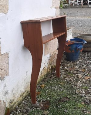 Ancienne console en merisier n°10885