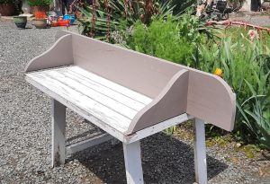 Grande étagère murale en bois exotique n°10889