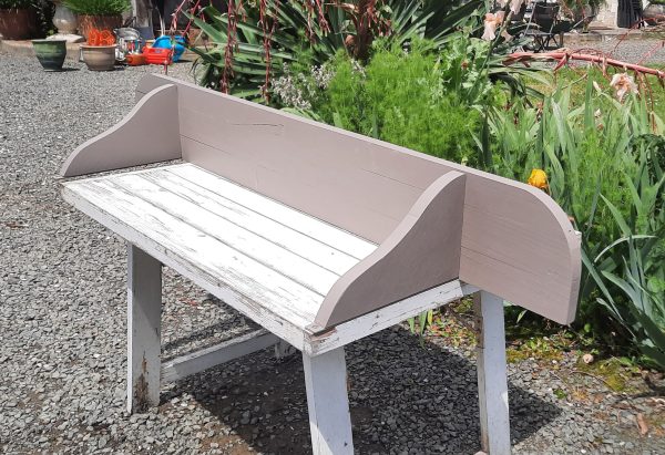 Grande étagère murale en bois exotique n°10889