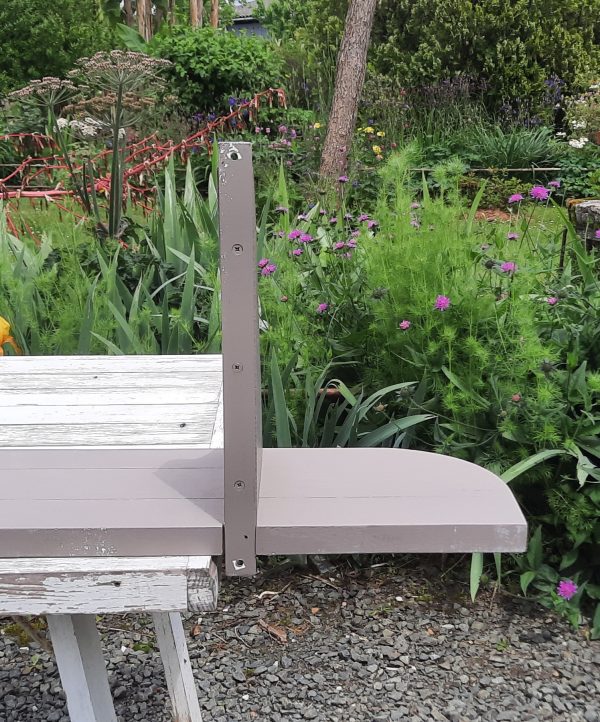 Grande étagère murale en bois exotique n°10889