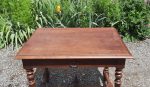 Ancienne table a écrire en noyer / Bureau / n°10990