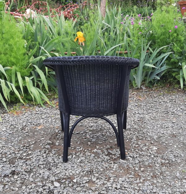Fauteuil en rotin noir n°10991