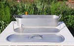 Grande poissonnière en alu / Saumonière / n°10993