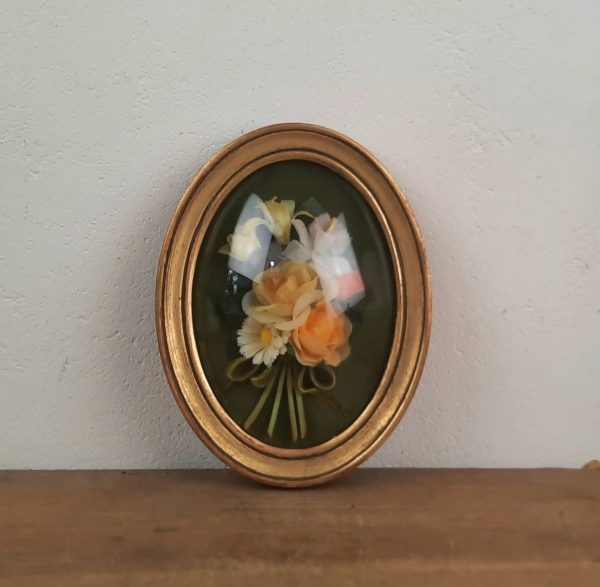 Cadre vintage / verre bombé / n°10875