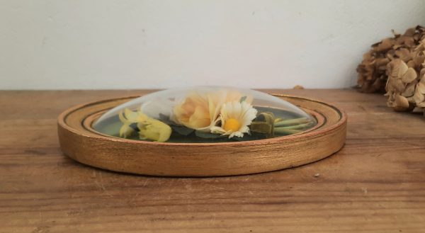 Cadre vintage / verre bombé / n°10875