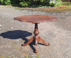 Ancienne table violon en chêne n°11015