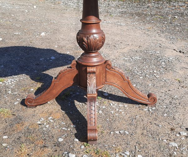 Ancienne table violon en chêne n°11015