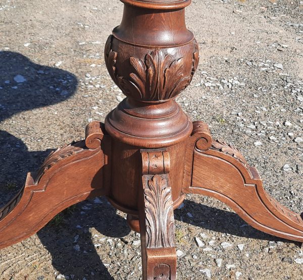 Ancienne table violon en chêne n°11015