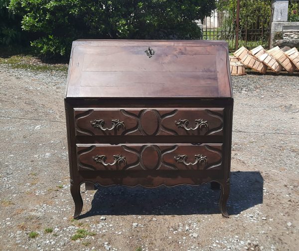 Ancien bureau a pente en merisier n°11021