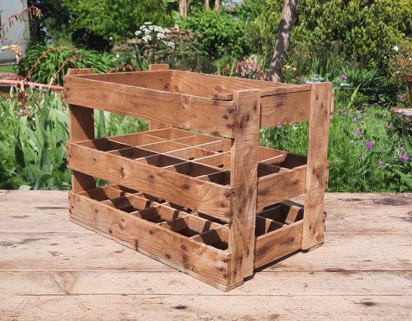 Ancienne caisse en bois pour bouteilles n°11030