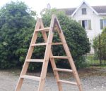 Ancienne échelle de peintre en bois n°11031