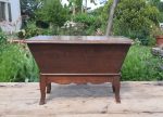 Ancien petit coffre a couture en chêne n°11032