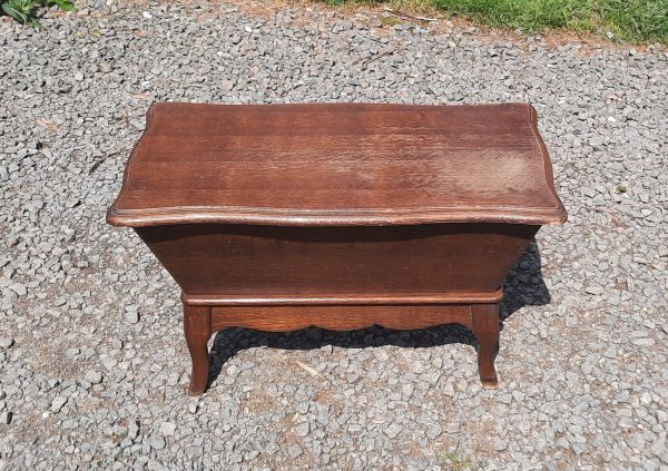 Ancien petit coffre a couture en chêne n°11032
