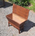 Ancien petit coffre a couture en chêne n°11032