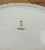 Grand plat ovale en porcelaine / Berry / Ispahan / n°10863
