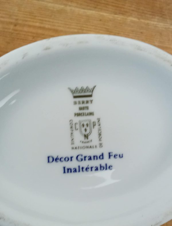 Saucière en porcelaine / Berry / Ispahan / n°10870