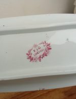 Ancien porte brosse en faïence Lunéville n°10857