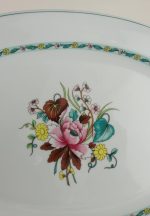 Grand plat ovale en porcelaine / Berry / Ispahan / n°10863