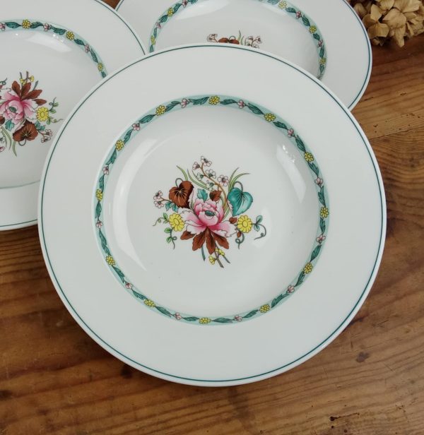 Lot 6 a soupe en porcelaine / Berry / Ispahan / n°10862