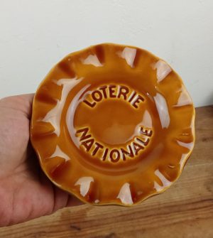 Cendrier vintage / Loterie Nationale / n°10872