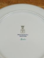 Plat a tarte en porcelaine / Berry / Ispahan / n°10865