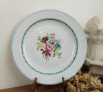 Plat rond en porcelaine / Berry / Ispahan / n°10864