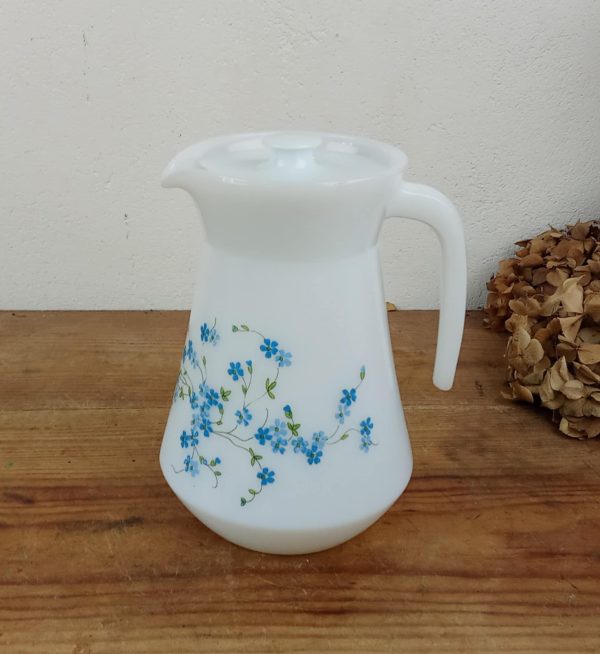 Pichet vintage Arcopal Myosotis n°10844