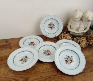 Lot 6 a soupe en porcelaine / Berry / Ispahan / n°10862