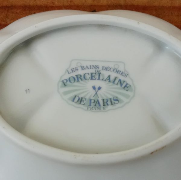 Porte savon en porcelaine de Paris n°10850