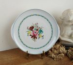 Plat a tarte en porcelaine / Berry / Ispahan / n°10865