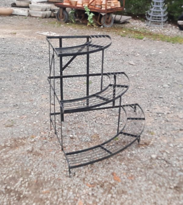 Ancienne étagère d'angle en métal pour plante n°11066 // Réservé //