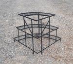 Ancienne étagère d'angle en métal pour plante n°11066 // Réservé //
