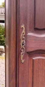 Armoire / Bonnetière / Homme debout / chêne n°11071