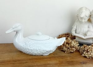 Grand canard vintage / Barbotine / Bassano / Italy / n°11078