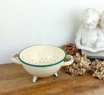 Passoire vintage en tôle émaillée n°14083