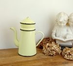 Cafetière vintage en tôle émaillée n°14079