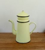 Cafetière vintage en tôle émaillée n°14079