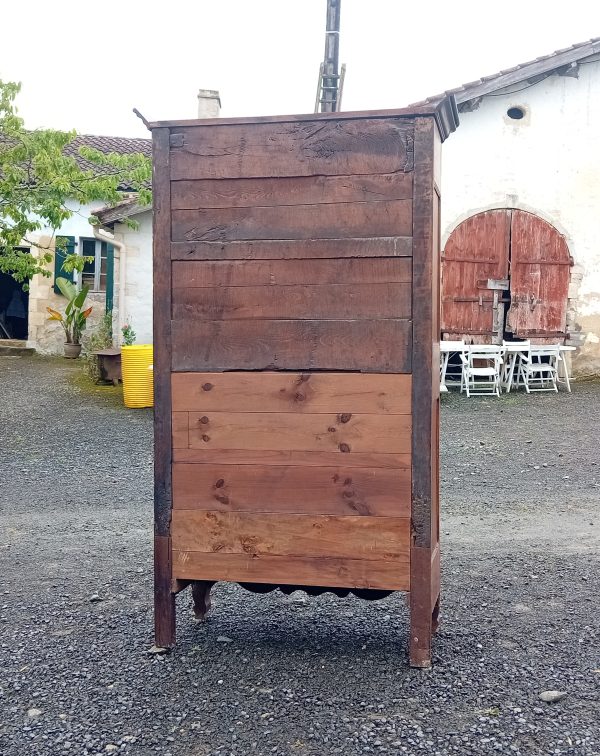 Ancienne Armoire / Penderie / Louis XV / Chêne / n°14081
