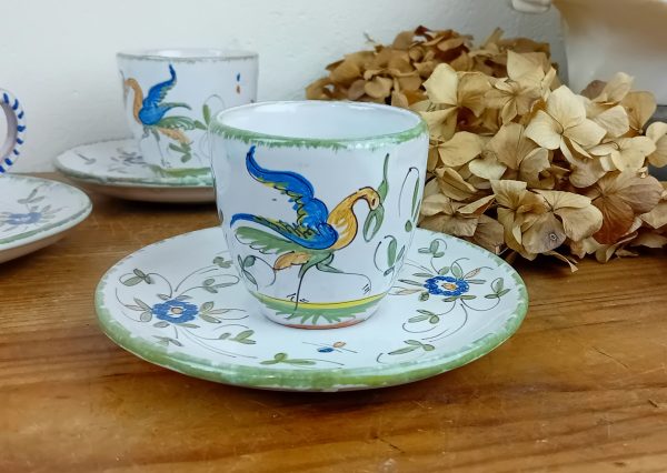 Lot de 5 tasses a café / Martres Tolosane / n°14097