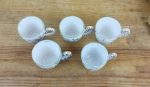 Lot de 5 tasses a café / Martres Tolosane / n°14097